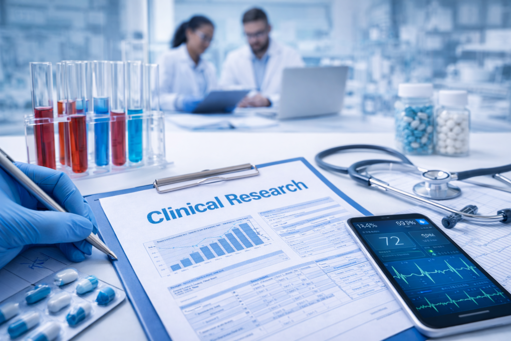 bioequivalence studies and clinical trials laboratory research