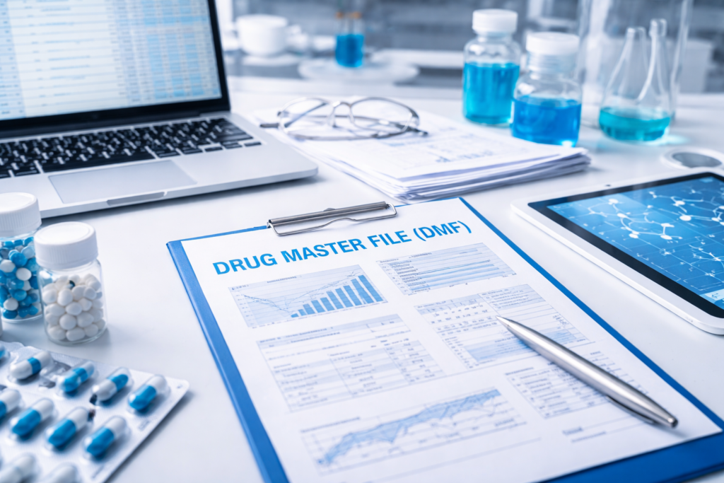 Drug Master File preparation services for pharmaceutical regulatory submissions